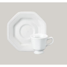 Xícara Café com Pires 60ml Prisma - Porcelana Schmidt